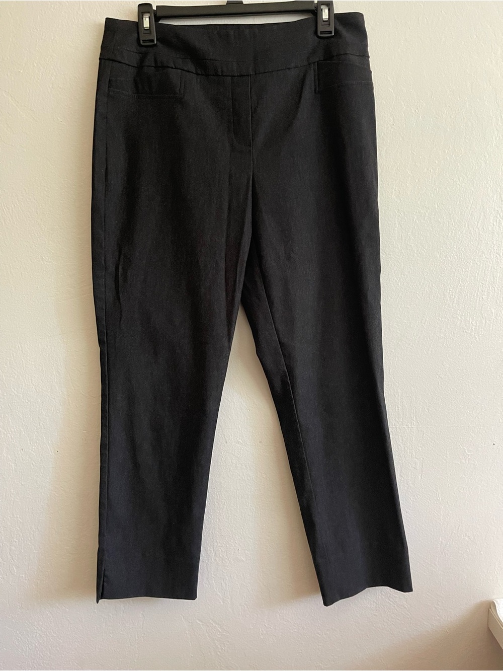 Renuar Black Straight-Leg Ponte Pants
